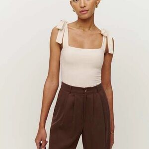 Reformation Canyon Tie Strap Knit Tank